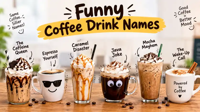 Funny Coffee Drink Names