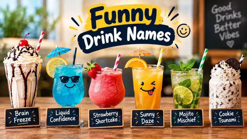 funny drink names
