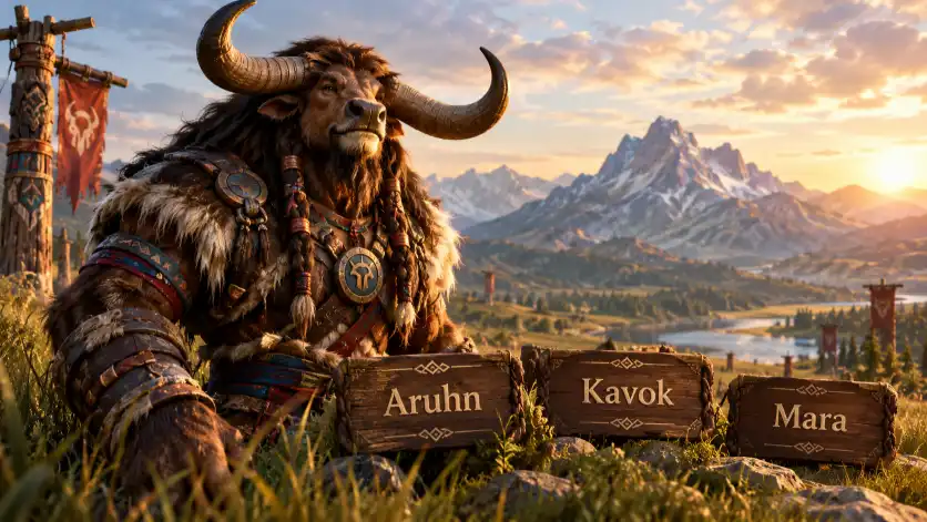 tauren names
